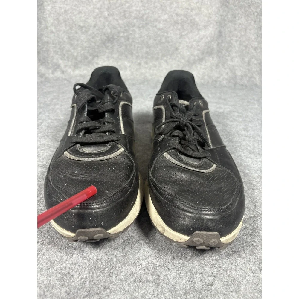 Cole Haan Grand Crosscourt Sneakers 13 Black Leather Suede‎ Accents